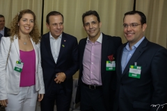 Ticiana Queiroz, João Doria e Raul Amaral