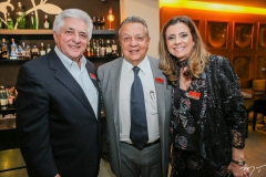 Deusmar Queirós, Roberto Rodrigues e Emília Buarque