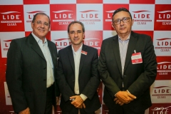 Mário Clementino, Sérgio Resende e Francisco Morais