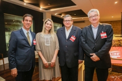 Tom Prado, Gabriela Selbach, Bessa Júnior e Gilson Gondim