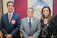 Tom Prado, Roberto Rodrigues e Emília Buarque