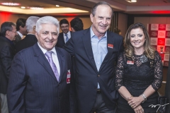 Deusmar Queirós, Luiz Fernando Furlan e Emília Buarque