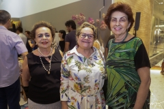Eliane de Castro, Célia Miranda e Salete Jereissati