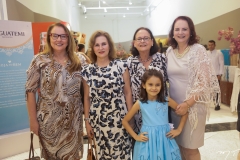 Luiziane Cavalcante, Renata Jereissati, Terry Kay, Marina e Ethel Whitehurst