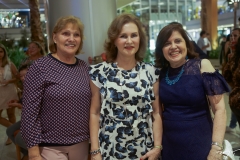 Reinhilde Lima, Renata Jereissati e Rita Caracas