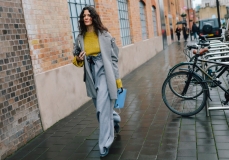 Street Style ousado na Semana de Moda de Londres