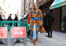 Street Style ousado na Semana de Moda de Londres