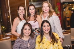 Márcia Andréa, Claudia Gradvohl, Lorena Puchain, Elisa Oliveira e Luiziane Cavalcante