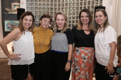 Lucimeire Holanda, Alice Ponce, Verônica Martinez, Cristina Maia e Daniele Araripe