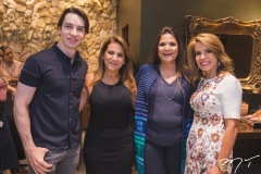 André Albuquerque, Patrícia Macedo, Luiza Barcelos e Maira Silva