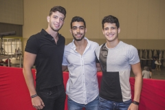 Filipe Barra, Matheus Cortez e Marcelo Barra