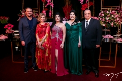 Adrísio, Zelma, Marcelle, Sellene e Max Câmara