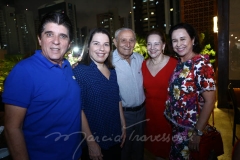 Dito Machado, Denize, Humberto e Norma Bezerra e Magda Rocha