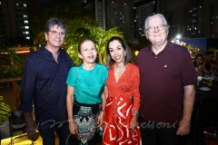 Márcio Távora, Gláucia Castelo Branco, Márcia Távora e Carlos Castelo Branco