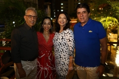 Paulo Pontes, Márcia Távora, Guirlanda Pontes e Dito Machado