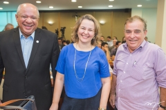 Pedro Alfredo, Kelly Whitehurst e Cláudio Targino