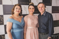 Neide, Mariana e Cirilo Pimenta
