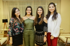 Angélica Soares, Camila Claudino, Isadora Frota e Katherine Peixoto