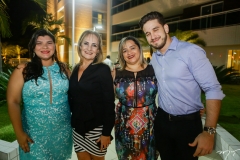 Darlene Soares, Cláudia Soria, Elisangela Arruda e Simon Negreiros