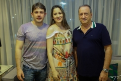 Fabiano e Renata Maia e Eduardo Zaidan