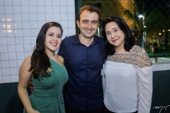 Renata Marinho, Cláudio Aguiar e Neusa Schiavo
