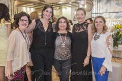 Georgiana Loureiro, Ângela Cambraia, Georgina Sales, Marieta Souza e Rosa Ramos