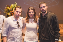 Raphael Costa, Márcia Travessoni e Vitorino Campos
