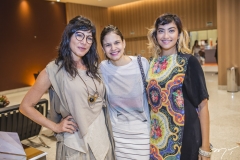 Andréa Bisker, Celina Hissa e Clara Dourado