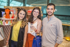 Júlia Vieira, Rafaela Brito e Daniel Vitor
