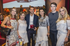 Maira Silva, Tane Albuquerque, Alexandre Birman, Márcia Travessoni, André Albuquerque e Priscilla Silva