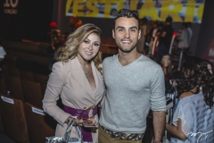 Natasha Brígido e Bruno Calaça