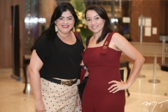 Viviane Almada e Kelia Cavalcante