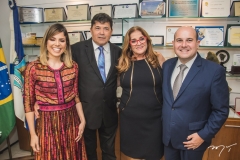 Carol Bezerra, Carlos Mesquita, Norma Carvalho e Roberto Cláudio