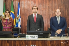 Carol Bezerra, Salmito Filho e Roberto Cláudio