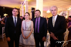 Alexandre Landim, Águeda Muniz, Élcio Batista e Marcos Pompeu