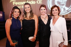 Márcia Travessoni, Marina Frota, Luana Bittencourt e Louise Benevides