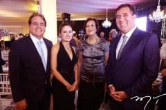 Ricardo e Manoela Bacelar, Emengarda Santana e Luiz Gastão Bittencourt