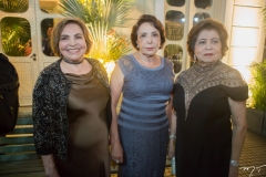 Marize, Luiza e Edyr Rolim
