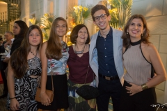 Paula Frizone, Maria, Lilian, João e Luciana Lobo