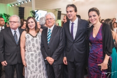 Virgílio Maia, Côca Torquato, Napoleão Maia, Camilo Santana e Onélia Leite