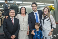 Cleber Castro, Maria Tereza Farias, Luciano, Luciano Filho e Roberta Ponte