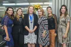Márcia Travessoni, Danielle Pinheiro, Andréa Delfino, Lina Mendonça, Élida Escócia e Aline Borges