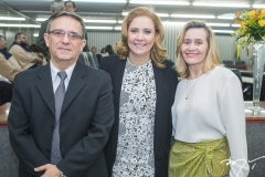 Ricardo Dourado, Andréa Delfino e Jane Dourado