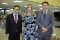 Edilberto Pontes, Mariana Lobo e Leonardo Moura