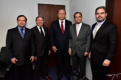 Igor Queiroz, Valmir Ferreira, Rafael Leal, Beto Studart e Edson Queiroz Neto