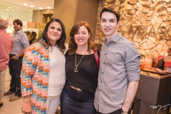 Luiza Barcelos, Aline Barroso e André Albuquerque
