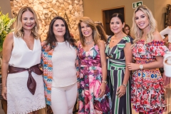 Milena Lima, Luiza Barcelos, Maira Silva, Maria Lúcia Carabepa e Priscilla Silva