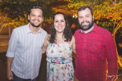 Daniel Carvalho, Juliana Fernandes e Leonardo Parente