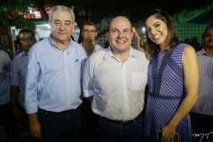 Adail Fontenele, Roberto Cláudio e Carol Bezerra