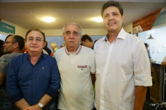 Manoel Linhares, João Guimarães e Marcos Oliveira
